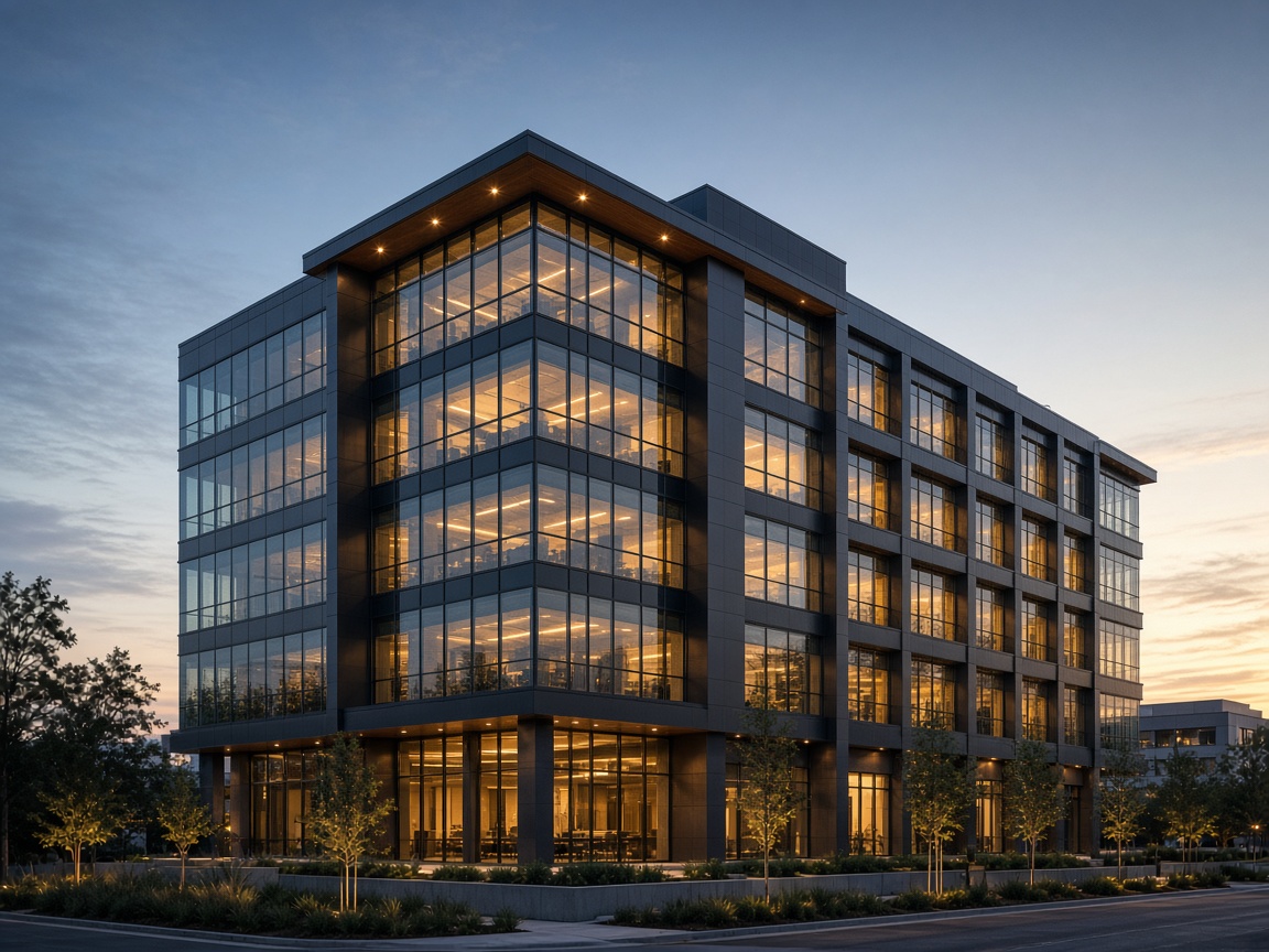 Modern commercial building exterior